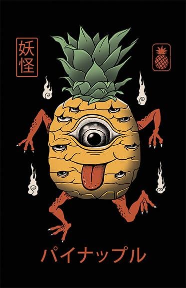 Yokai Pineapple Posters by Vincent Trinidad - Pixel Empire