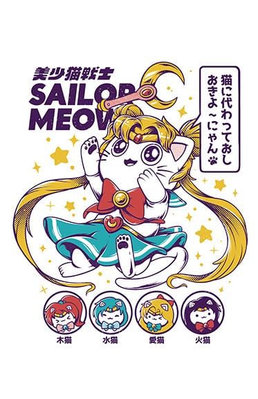 Sailor Meow Posters by Ilustrata - Pixel Empire