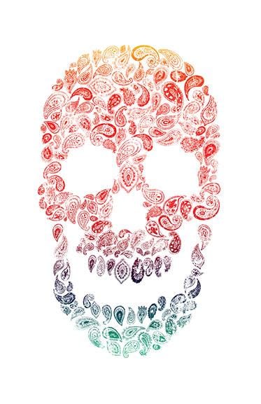 Death By Paisley Posters by Dianne Delahunty - Pixel Empire
