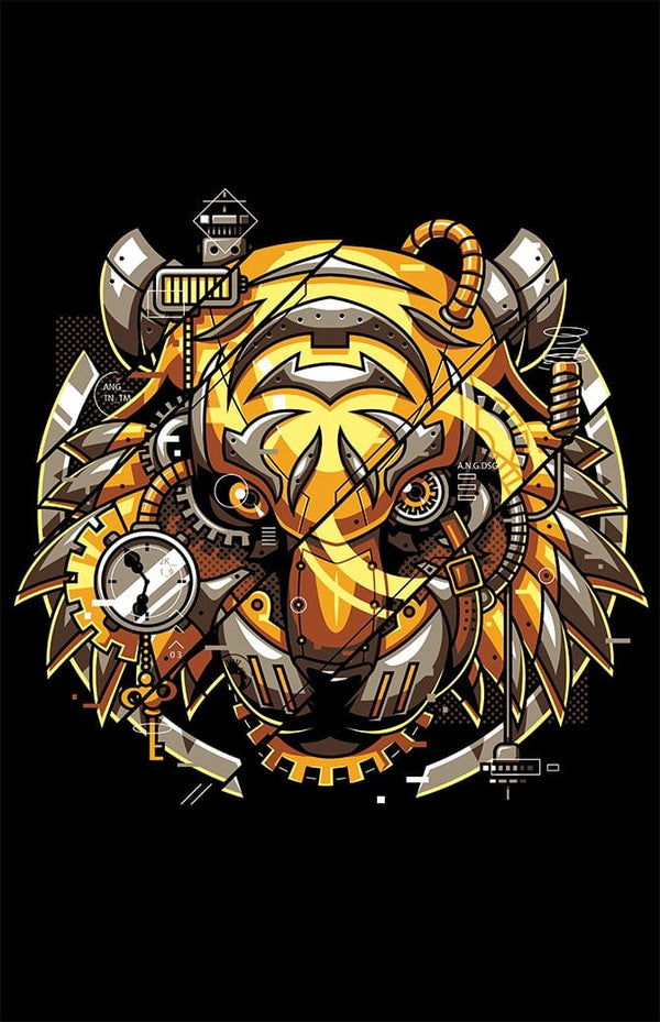 Digitalized Tiger Posters by Angga Tantama - Pixel Empire