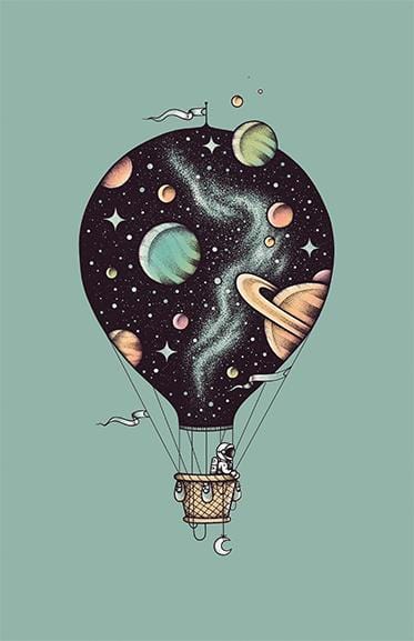 Interstellar Journey Posters by Enkel Dika - Pixel Empire