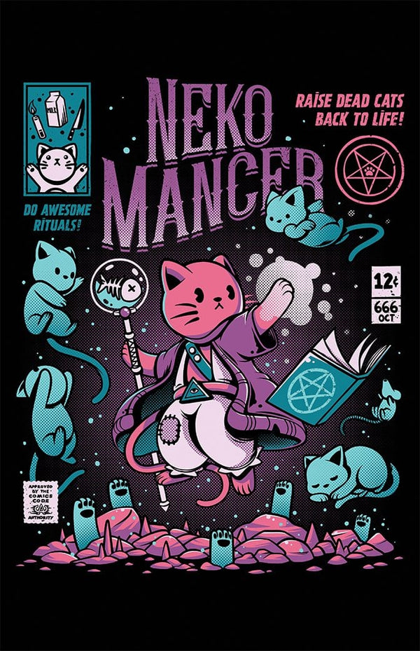 Nekomancer Posters by Ilustrata - Pixel Empire
