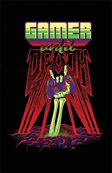 Gamer Until Death Posters by Diego Pedauy - Pixel Empire