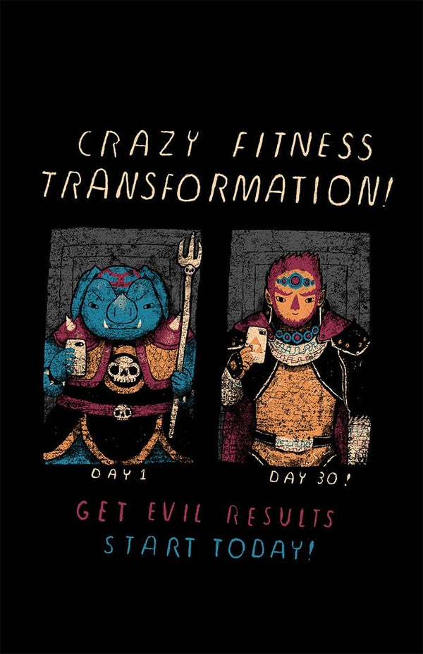 Fitness Transformation Posters by Louis Roskosch - Pixel Empire