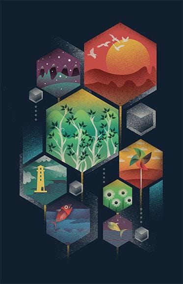 Geometrical Posters by Dan Elijah Fajardo - Pixel Empire