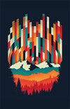 Sunset in Vertical - Multicolor Posters by Dianne Delahunty - Pixel Empire