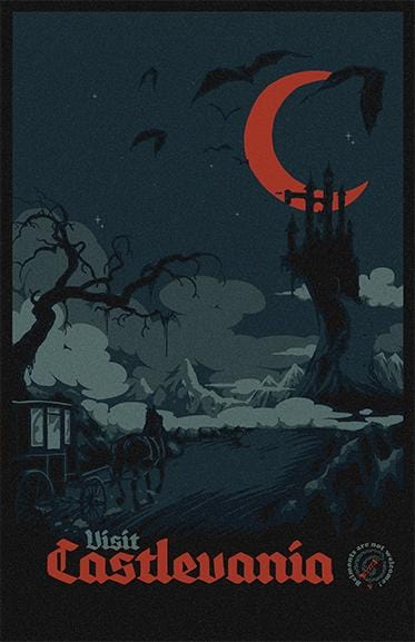 Visit Castlevania Posters by Mathiole - Pixel Empire