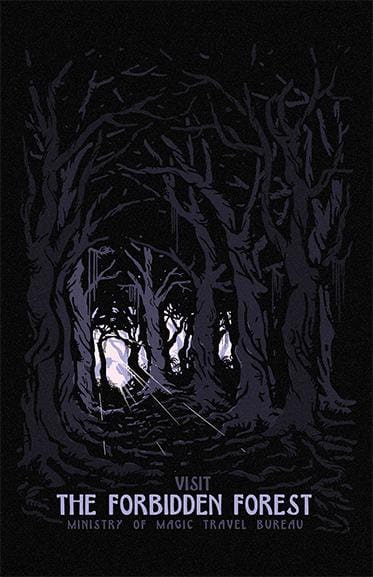 Visit the Forbidden Forest Posters by Mathiole - Pixel Empire