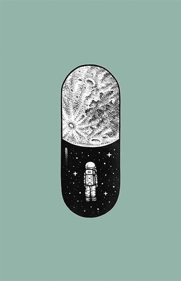 Space Capsule Posters by Enkel Dika - Pixel Empire