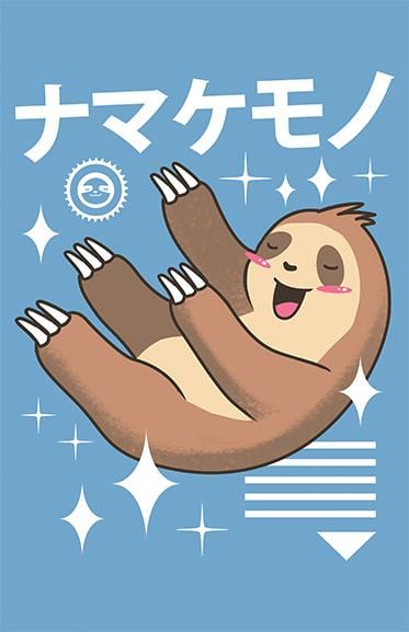 Kawaii Sloth Posters by Vincent Trinidad - Pixel Empire