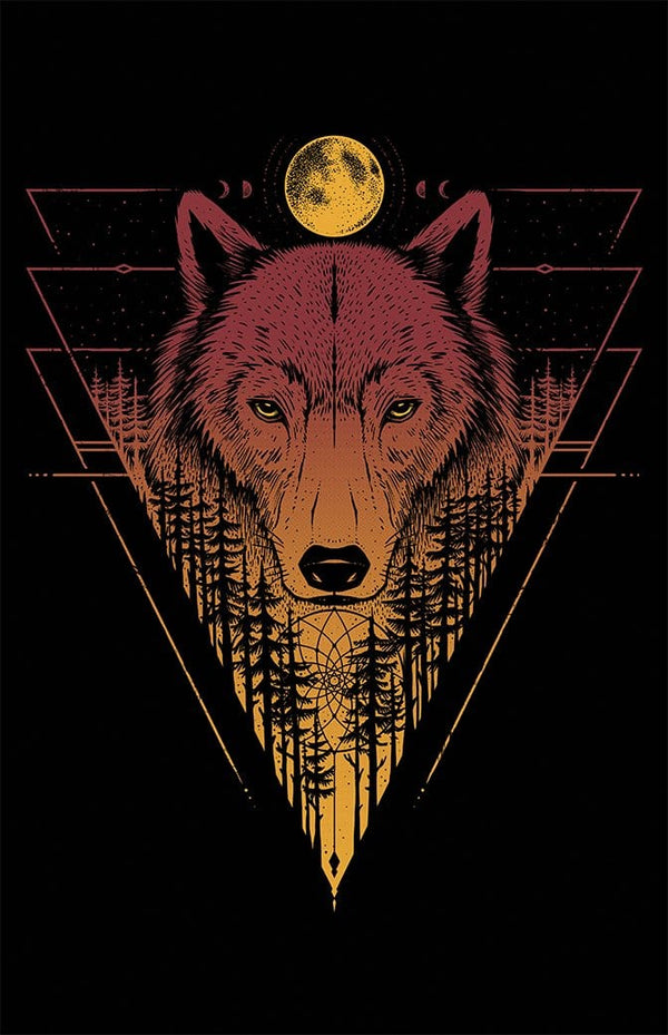 Wild Wolf Posters by StudioM6 - Pixel Empire