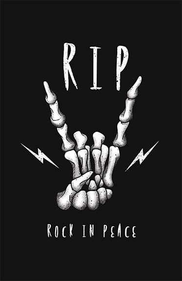 Rock in Peace Posters by Vincent Trinidad - Pixel Empire