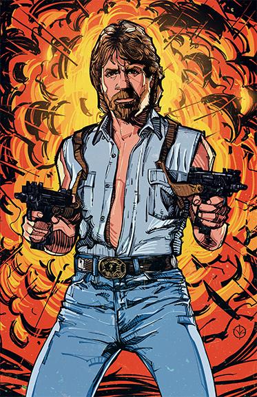 Chuck Norris Posters by Nikita Abakumov - Pixel Empire
