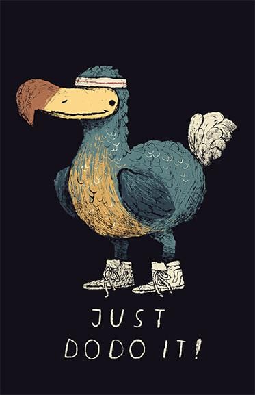 Just Dodo It Posters by Louis Roskosch - Pixel Empire
