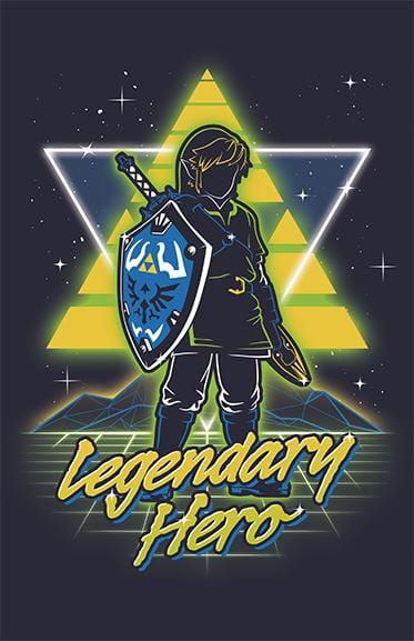 Retro Legendary Hero Posters by Olipop - Pixel Empire