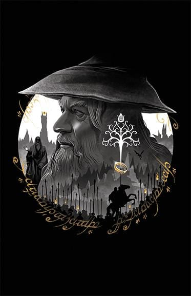 The Grey Wizard Posters by Vincent Trinidad - Pixel Empire