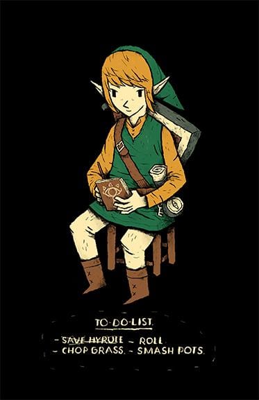 Link To Do Posters by Louis Roskosch - Pixel Empire