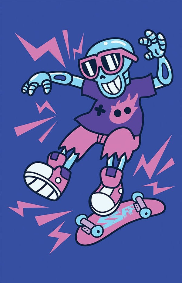 SSFF Skater Posters by Stop Skeletons From Fighting - Pixel Empire