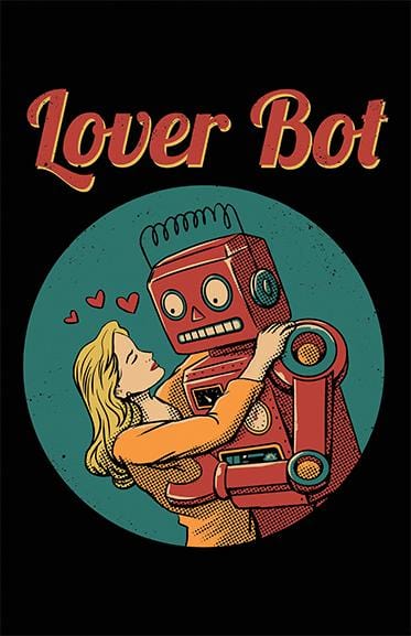 Lover Bot Posters by Vincent Trinidad - Pixel Empire