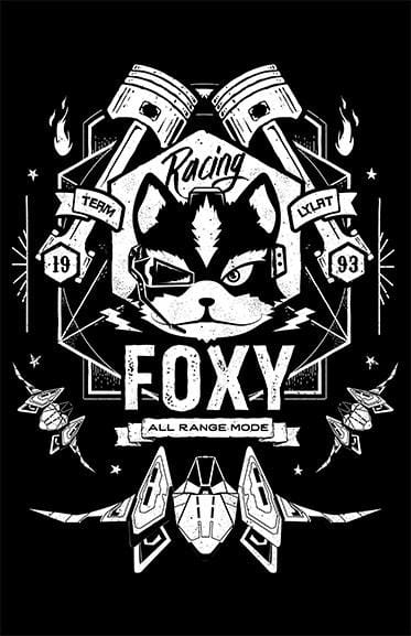 Foxy Racing Posters by Barrett Biggers - Pixel Empire
