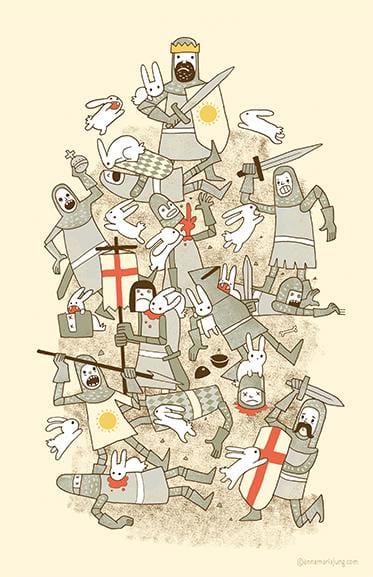 Bad Tempered Rodents Posters by Anna-Maria Jung - Pixel Empire