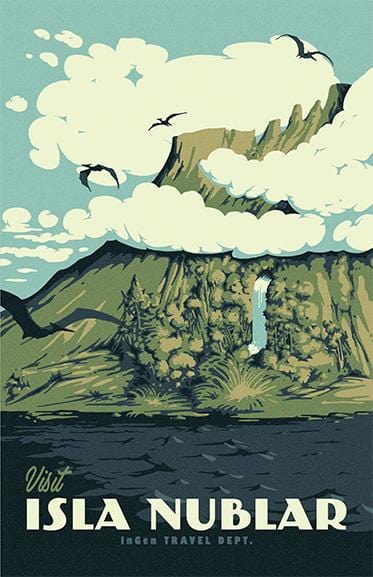 Visit Isla Nublar Posters by Mathiole - Pixel Empire