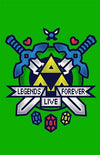 Legends Live Forever Posters by COD Designs - Pixel Empire