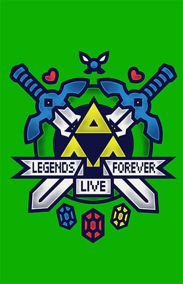 Legends Live Forever Posters by COD Designs - Pixel Empire