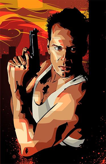Die Hard Posters by Nikita Abakumov - Pixel Empire