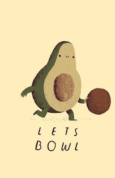 Lets Bowl Posters by Louis Roskosch - Pixel Empire