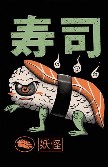 Yokai Sushi Posters by Vincent Trinidad - Pixel Empire