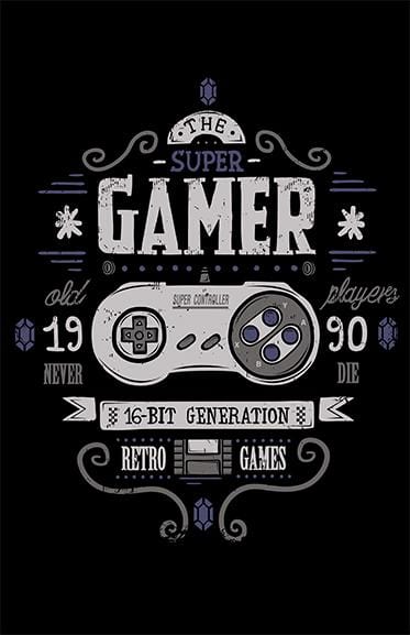 Super Gamer Posters by Typhoonic - Pixel Empire