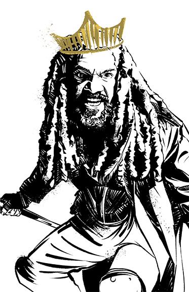 The Walking Dead Ezekiel Posters by Nikita Abakumov - Pixel Empire