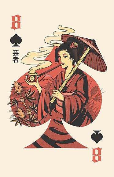 Weed Geisha Posters by Ilustrata - Pixel Empire