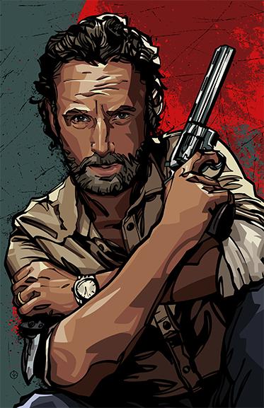 Rick Grimes Posters by Nikita Abakumov - Pixel Empire