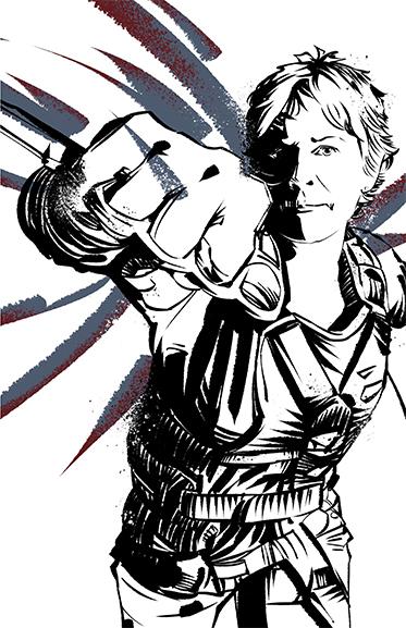 The Walking Dead Carol Posters by Nikita Abakumov - Pixel Empire