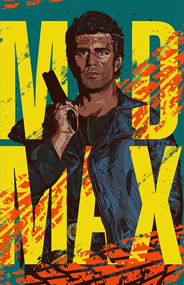 Mad Max Mel Gibson Posters by Nikita Abakumov - Pixel Empire