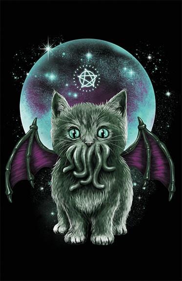 Cosmic Purrrcraft Posters by Vincent Trinidad - Pixel Empire