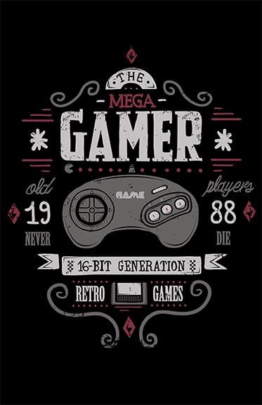Mega Gamer Posters by Typhoonic - Pixel Empire