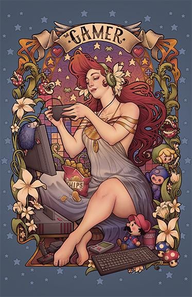 The Gamer Posters by Medusa Dollmaker - Pixel Empire