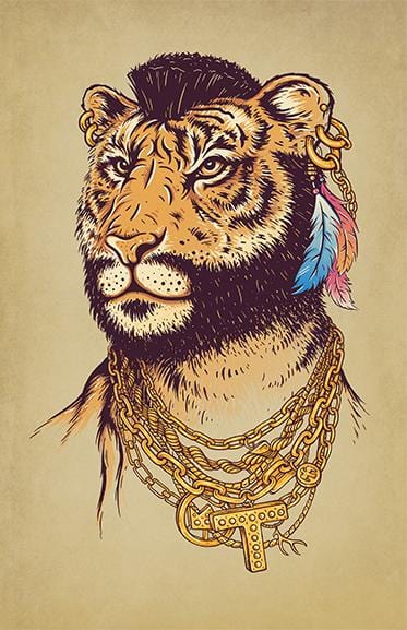 Mr Tiger Posters by Enkel Dika - Pixel Empire