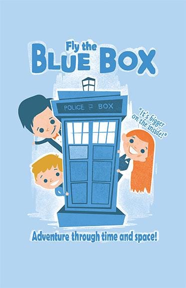 Fly the Blue Box Posters by Anna-Maria Jung - Pixel Empire
