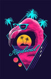 Rad Flamingo Posters by Vincent Trinidad - Pixel Empire