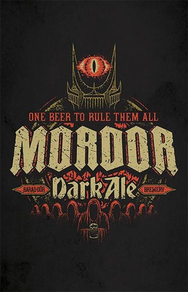 Mordor Dark Ale Posters by Cory Freeman Design - Pixel Empire