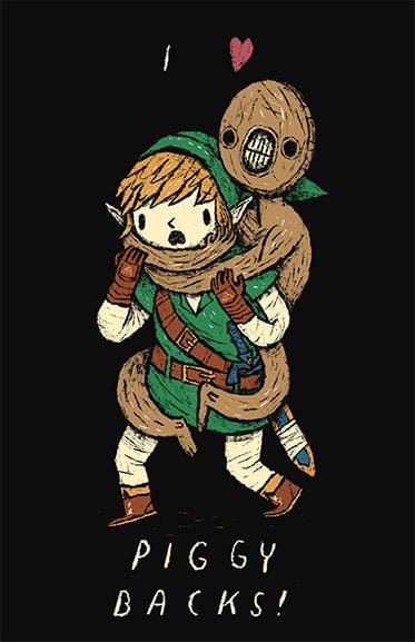 Piggy Backs Posters by Louis Roskosch - Pixel Empire