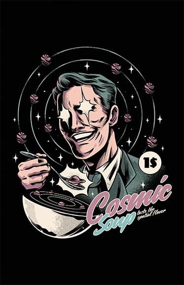Cosmic Soup Posters by Ilustrata - Pixel Empire