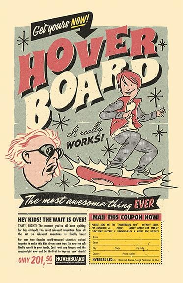 Hoverboard Posters by Mathiole - Pixel Empire