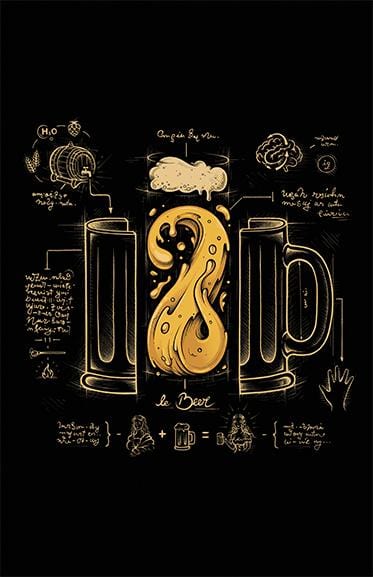 Le Beer Posters by Enkel Dika - Pixel Empire