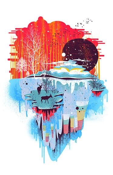 Middle of Nowhere Posters by Dan Elijah Fajardo - Pixel Empire