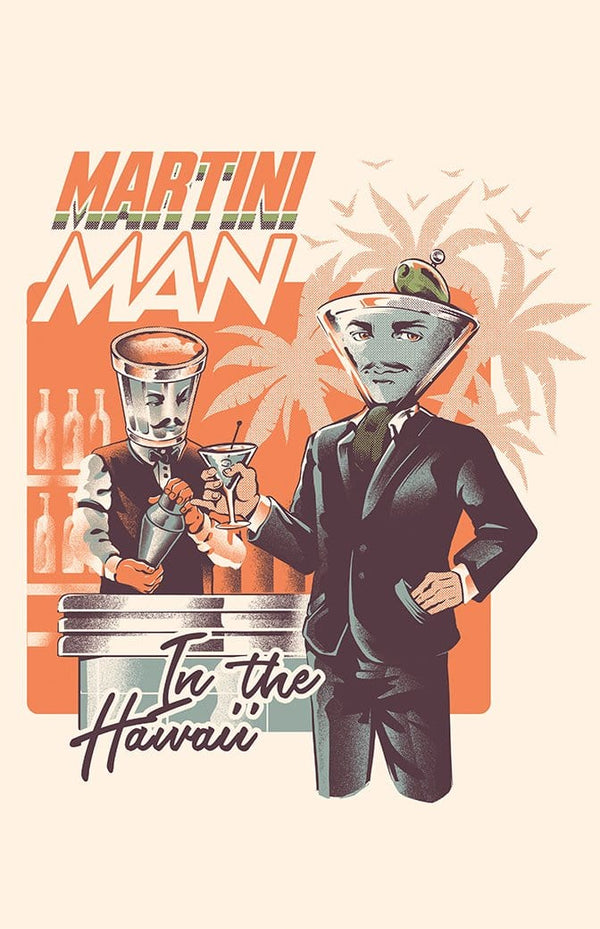 Martini Man Posters by Ilustrata - Pixel Empire